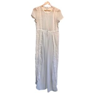 LC Lauren Conrad Runway Robe Kimono 12 Fairy Sheer Boho Ethereal Regencycore